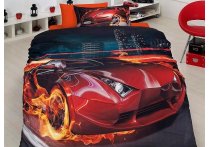 Постільна білизна сатин 3D First Choice - Fever (Турция), підлітковий